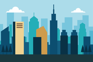 Obraz premium new york city skyline