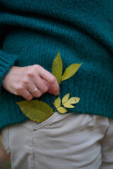 autum background and vintage clock Time and beautiful background Old alarm Retro and antique clock