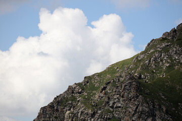 clouds over the mountain