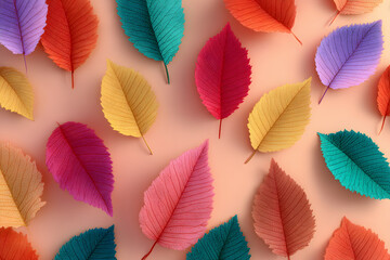 Fototapeta premium colorful autumn leaves background 
