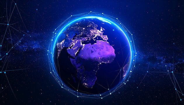 Digital Earth with Network Connections