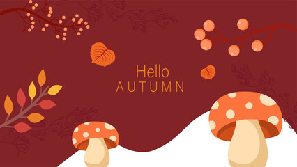 Gradient background for autumn celebration