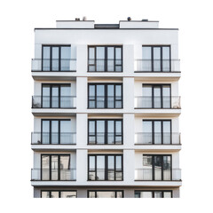 Fototapeta premium Apartment isolate on transparent background