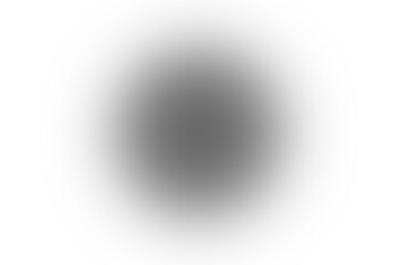 Black circular blur shadow effect for product mockups, 3D displays, posters, and modern digital designs on transparent background