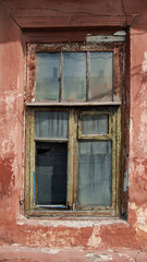 ruined street and destroyed houses the city Kiev war in Ukraine