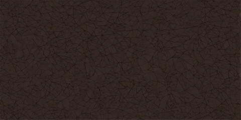 A close-up macro of dark, textured leather material with black and brown vintage grunge surface pattern backgrounds
