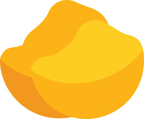 Vector art of a pile of sand