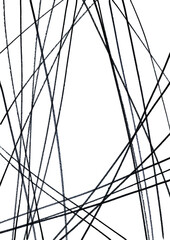 Dynamic line mood abstract graphic drawing expression for background. 
