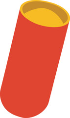 Vector art of can of chips illustration