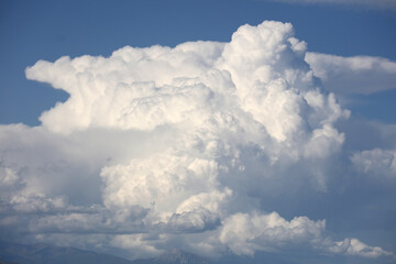 blue sky with clouds