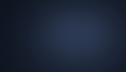 Fototapeta premium A simple yet versatile abstract background featuring a dark navy blue or midnight blue color with a subtle vignette and soft gradient effect. This texture provides a moody, elegant, and sophisticated 