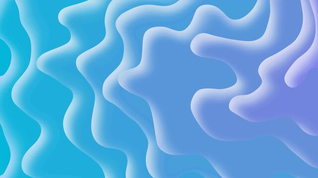 blue liquid moving animated abstract background