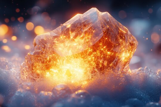Ice on fire.
