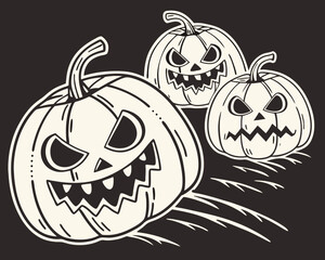 halloween pumpkin vector illustration