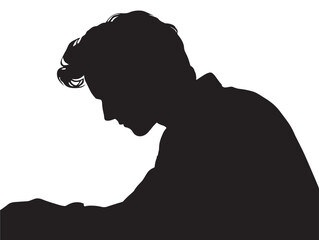 Work in progress silhouette icon vector illustration solid black symbol for project
