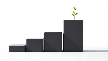 zen stones and bamboo, growth and progress ascent, life goals, abstract progression concept, minimalistic progress and achievements, vision and ambition, Abstract Progression Concept