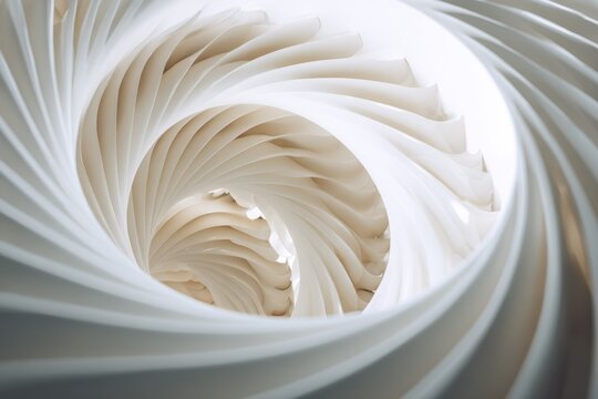 Minimalist Spiral, Light at the Center