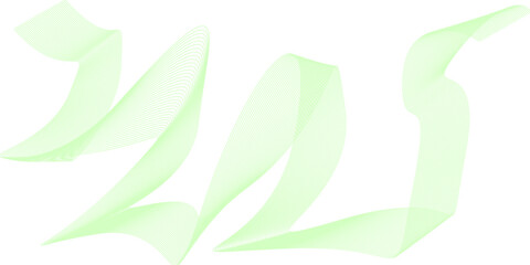 Obraz premium Green eco-friendly leaf icons on a white background, symbolizing natural growth and environmental design