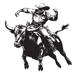 vector illustration of a cow