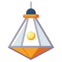light vector image on white background