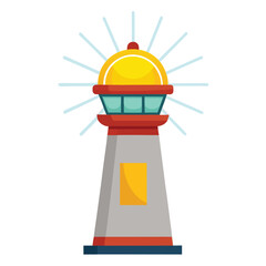 light vector image on white background