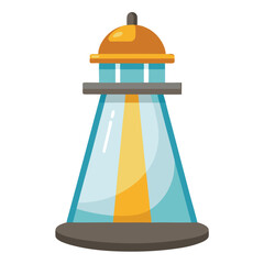 light vector image on white background