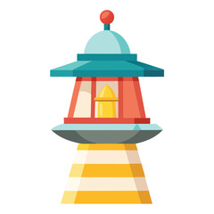 light vector image on white background