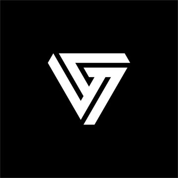 A powerful and sophisticated VG monogram logo that conveys quality and innovation. This design is great for creative agencies, security firms, or professional sports.