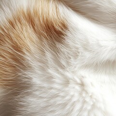 Close-up view of soft animal fur texture in natural environment captivating detail cozy atmosphere