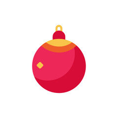 Vector art of a Christmas cute ornaments ball