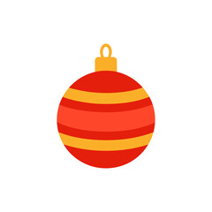 Vector art of a Christmas ornaments ball