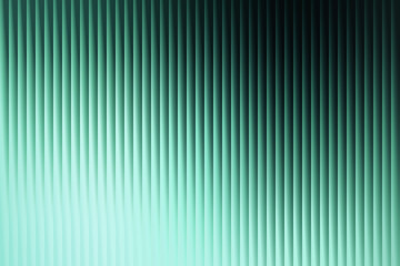 Abstract vertical ribbed texture with a gradient of teal and dark green hues