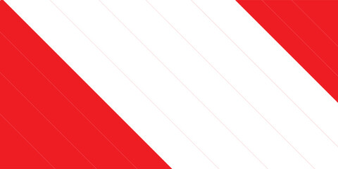 Abstract red and white banner design vector, dynamic sporty horizontal background template for media promotion or web banner