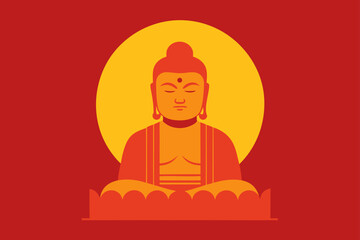 buddha statue silhouette