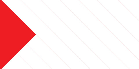 Abstract red and white banner design vector, dynamic sporty horizontal background template for media promotion or web banner