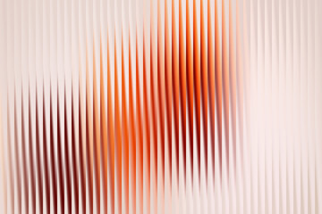 Vibrant abstract ribbed texture with fiery red and orange accents against a soft, light background