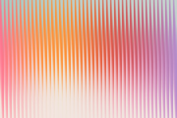 Abstract background with vertical ribbed texture and soft pastel gradient of pink, orange, and purple hues