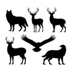 Majestic wildlife outlines set for branding projects