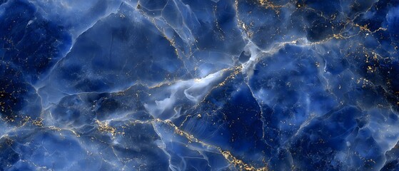 SEAMLESS lapis lazuli background, deep blue stone with golden pyrite and white calcite veins, seamless pattern, natural stone texture.