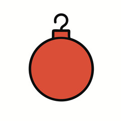Christmas Ornament Ball Icon