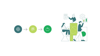  Green and White Modern Financial Habits Presentation 