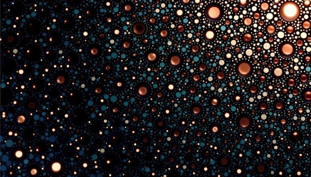 Black and white circular dot pattern background Abstract, textured design , pattern, background, retro