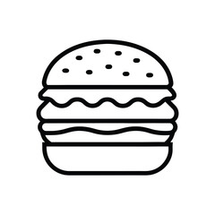 hamburger vector illustration