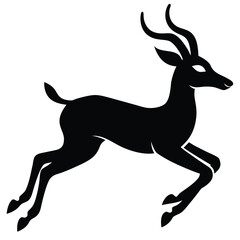 deer silhouette vector
