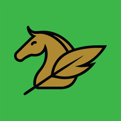 vector illustration of a horse AI Generated