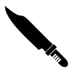 Sword Vector Illustration, Medieval Weapon Silhouette. Fantasy Sword Vector, Heroic Blade Icon Design