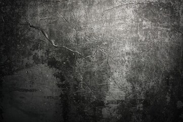 Obraz premium Metallic surface with abstract grunge and scratches