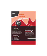 Creative business flyer design 