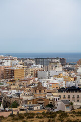 Fototapeta premium Almería Cityscape with Sea View