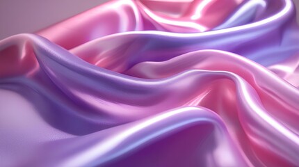 Obraz premium a luxurious and soft scene featuring a silky fabric with a gradient blend